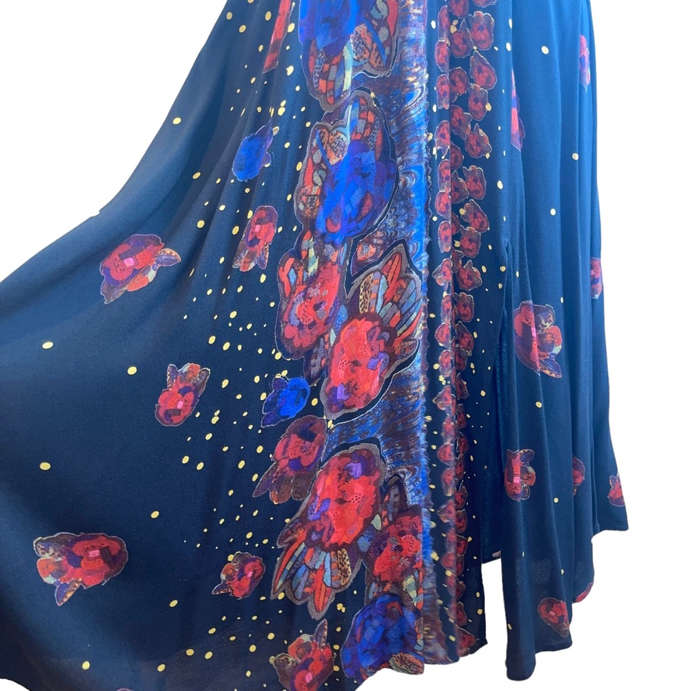 Free People Bohemian Feelin' Good Cut-out Midi Dress Sz. SP - Picture 9 of 12